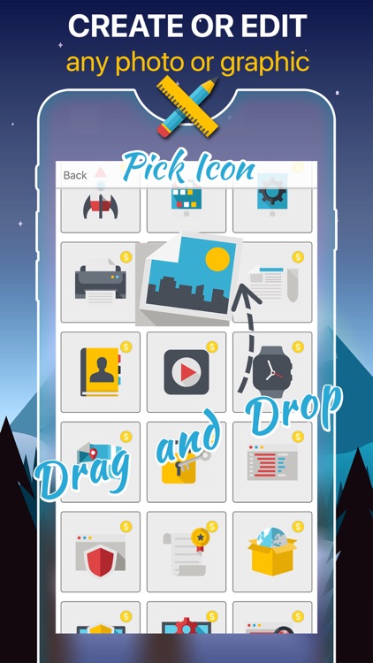 Poster & Graphic Maker - Create Photo Backgrounds screenshot-3