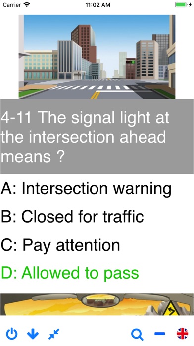 Driving in China - theory test Screenshot