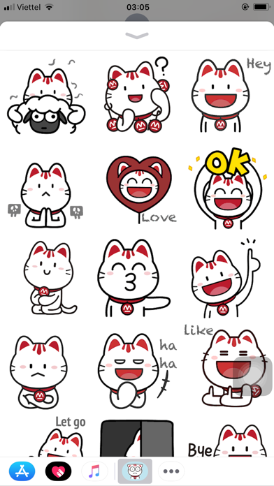 Cat Animated Stickers Emoji screenshot 2