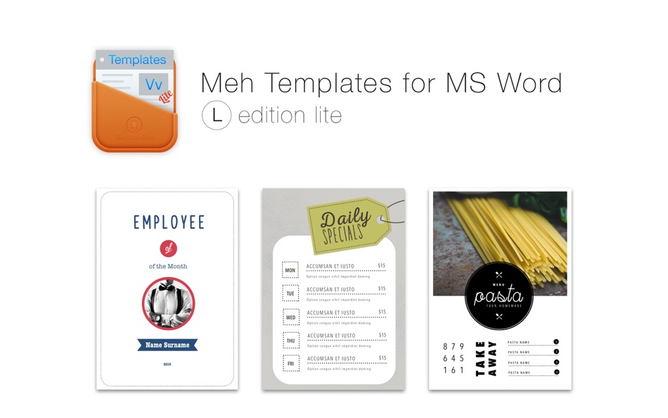 Meh Templates for MS Word L Lt - 2.0 - (macOS)
