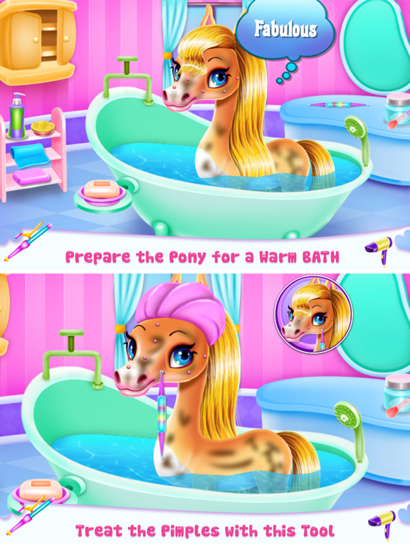 Screenshot #5 pour Rainbow Pony Beauty Salon