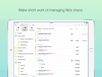 The Hit List iPad screenshot