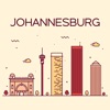ヨハネスフルク、南アフリカ オフラインマッフ - PLACE STARS
