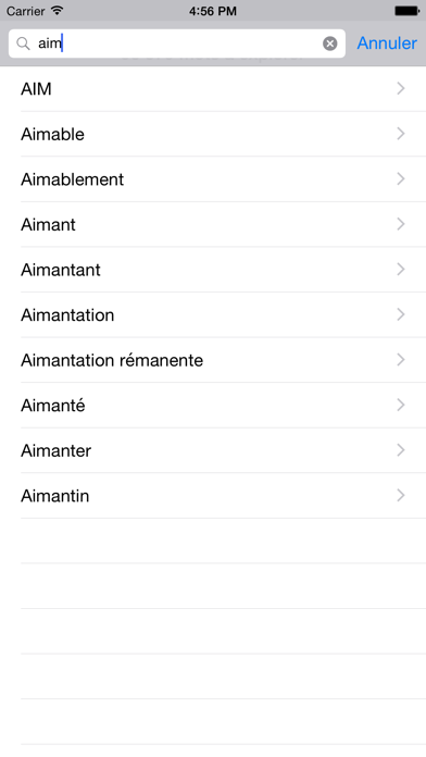 Screenshot #2 pour Dictionnaire Linternaute