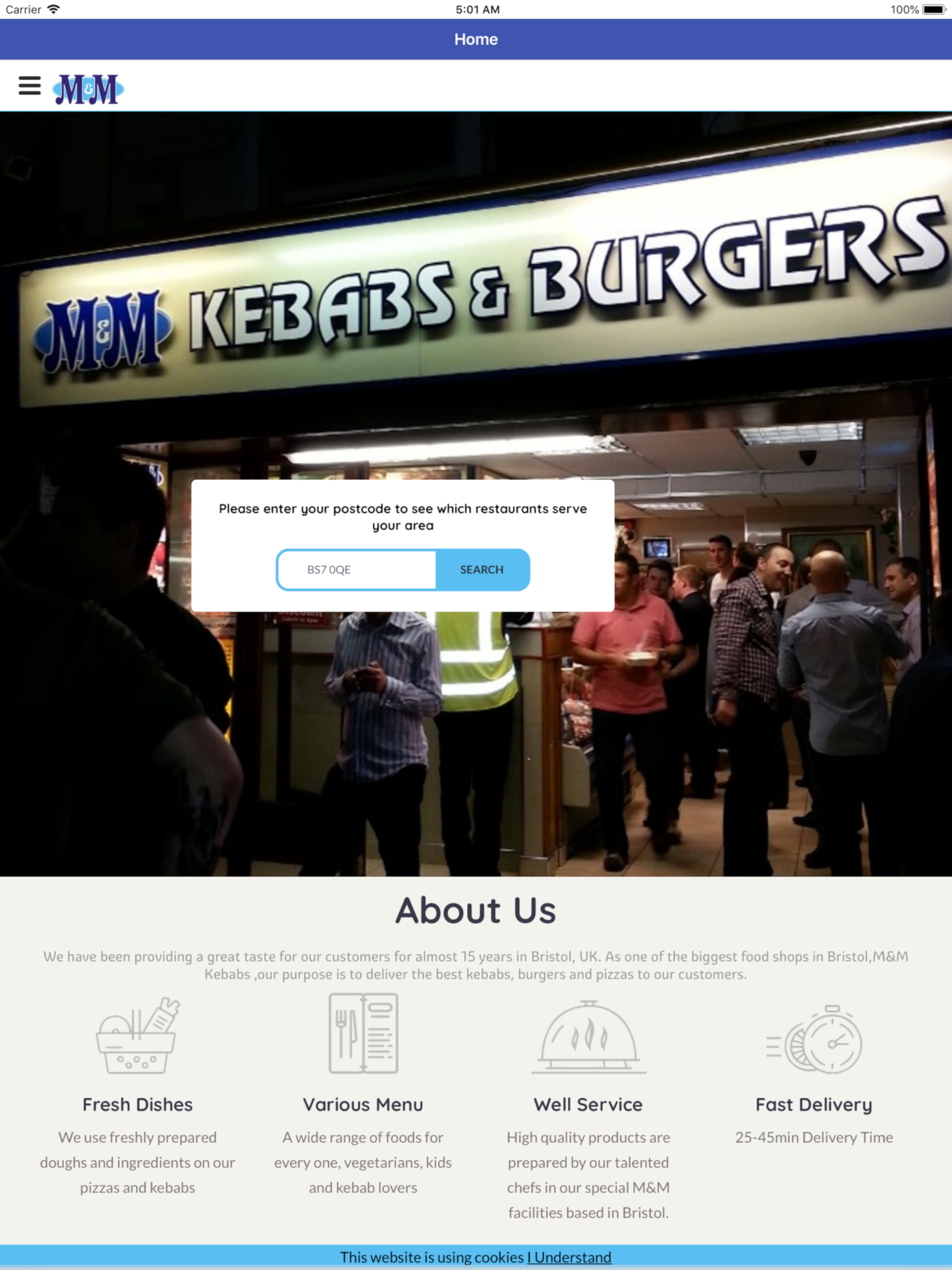 M&M - Kebabs Pizzas Burgers screenshot 5
