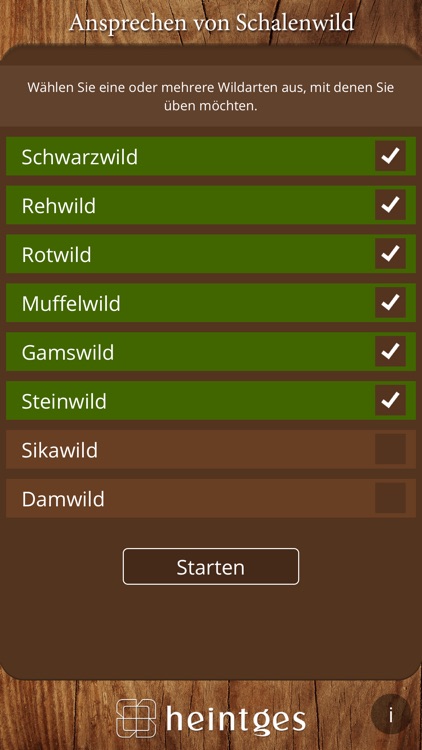 Ansprechen von Schalenwild