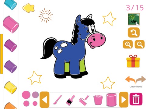 Coloring Pets Book with fingerのおすすめ画像2