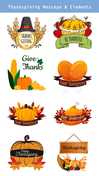 Happy Thanksgiving Day Sticker