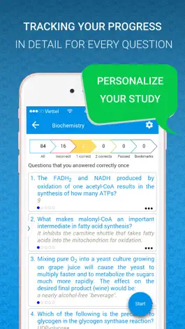 Game screenshot MCAT practice test apk