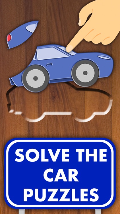 Cars - Wooden Puzzle Game
