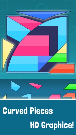Tangram Curved Puzzle Game(圖3)-速報App