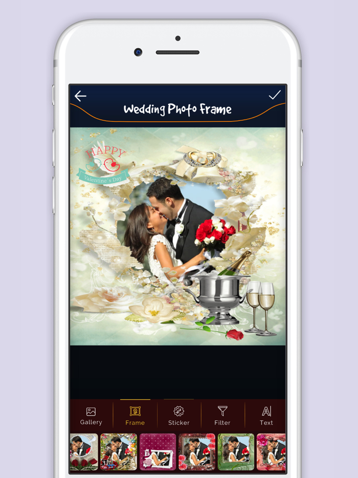 Wedding Square Photo Frame