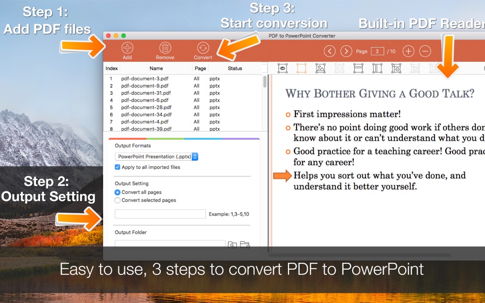 #2. PDF to PowerPoint Converter (macOS) 来自: 科 姚