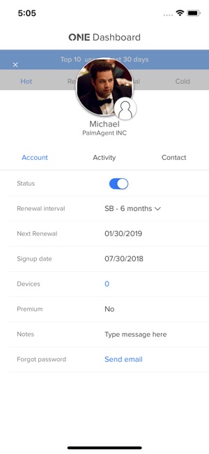 PalmAgent Dashboard(圖8)-速報App