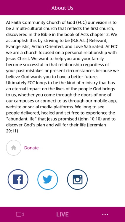 Faith Community Church mobile