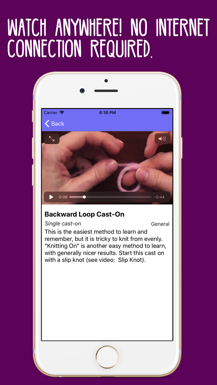 KnittingHelp Video Reference