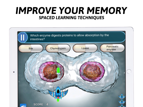 Screenshot #4 pour Jeu de biochimie USMLE Étape 1