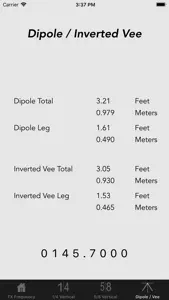 Antenna Calculator screenshot #4 for iPhone