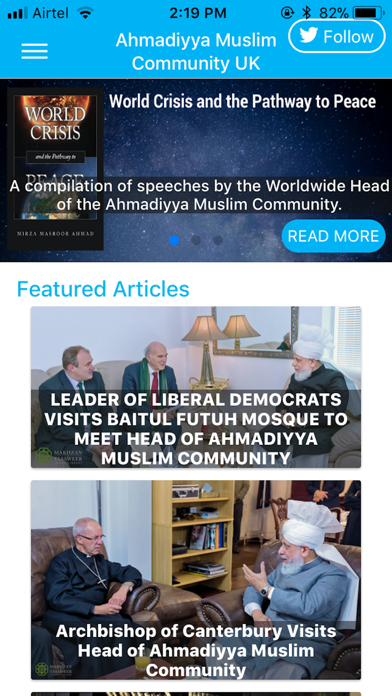 Ahmadiyya Muslim UK screenshot 2