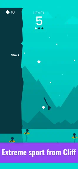 Game screenshot Stickman Cliff Flip Diving hack