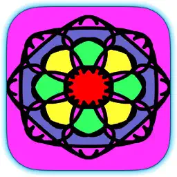 Mandala Design Colouring app icon