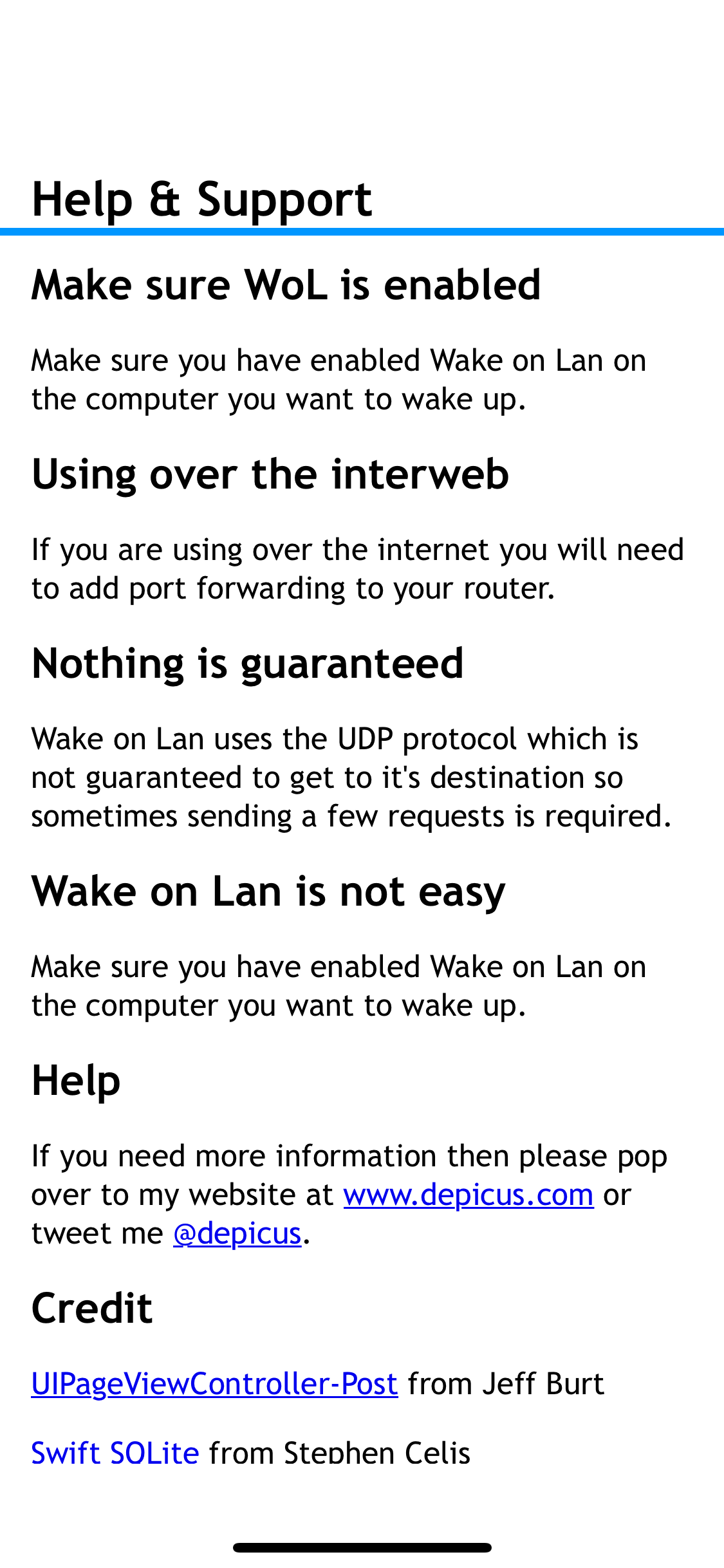 Depicus Wake On Lan screenshot 4