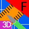 線描 3D (F) - iPadアプリ