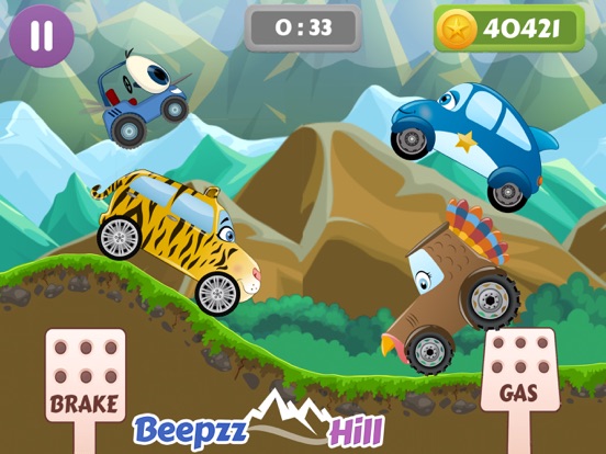 Beepzz Hill гоночная игра на iPad