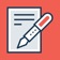 Learn English Writing app icon - Reference app for iPhone