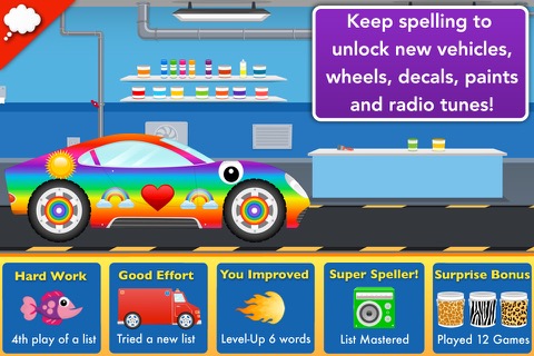 Car Factory: Spelling Gameのおすすめ画像4