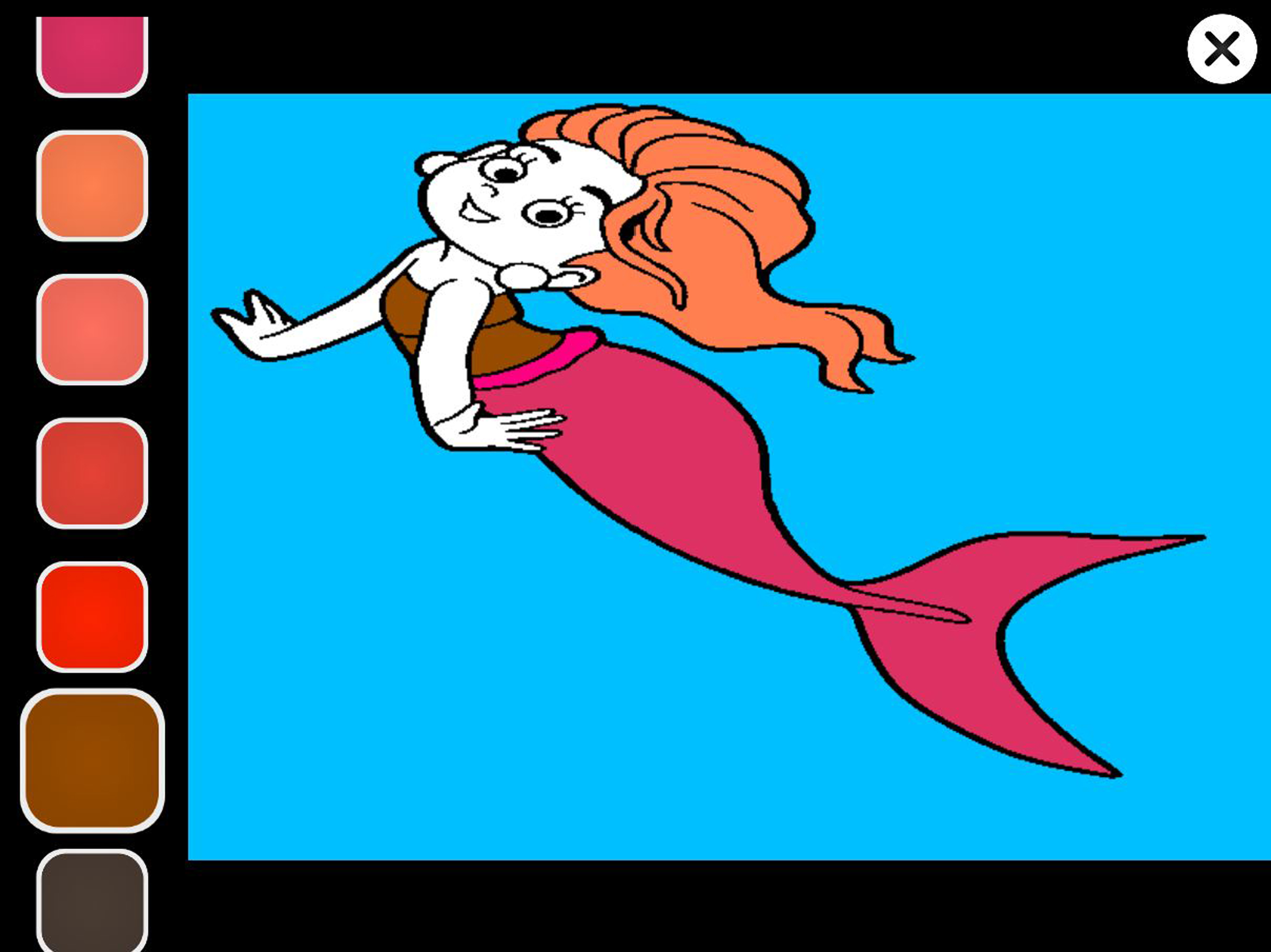Mermaid Creative Coloring Book screenshot 5