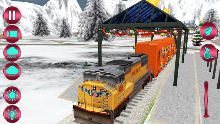 Santa Christmas Train Sim
