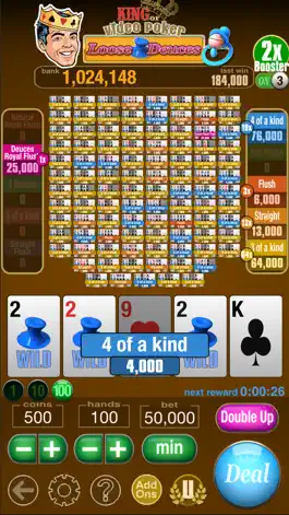 Game screenshot King Of Video Poker Multi Hand apk