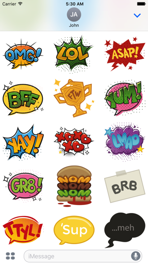 Pop Art Comic Speech Bubbles(圖4)-速報App
