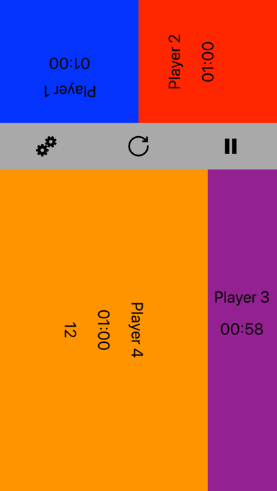 Screenshot #1 pour Four Player Chess Clock