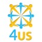 "4US" is a mobile application for kids that will allow them to access interesting events, beneficial activities and to interact with different people in different environments
