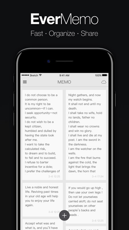 EverMemo · Fastest Note