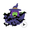 Mrs.Clumsy - Animated Witch Emoji GIF
