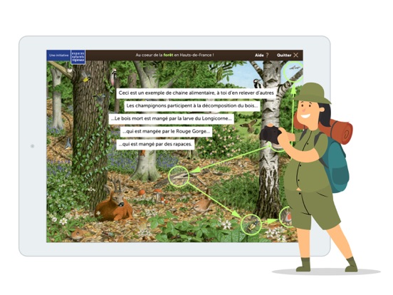 Forêt écosystème app screenshot 2