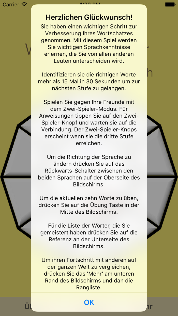 Vocabulary Trainer German - Italian