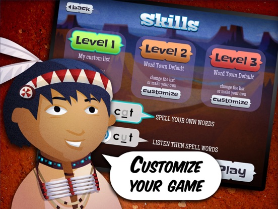 Mystery Word Town Spelling iPad screenshot 4 - Education app