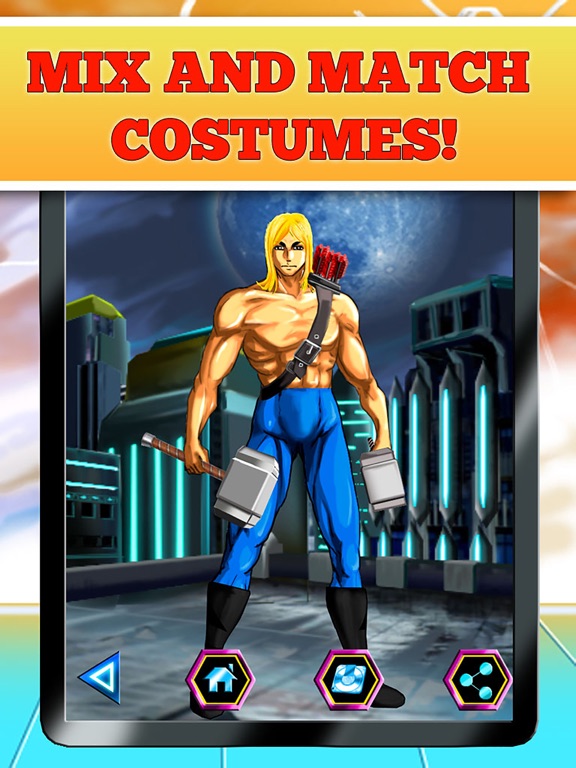 Create Your Own Superhero - Free Hero Character Costume Maker Dress Up Game screenshot