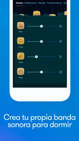 Captura de pantalla de Relax Melodies P: Sleep Sounds en iPhone 4