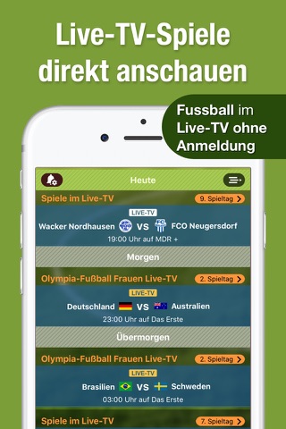 TV.de Bundesliga Fußball App screenshot 3
