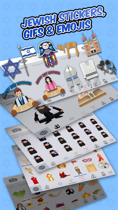 Shalomoji - Jewish Emojis, Gifs, & Stickers Screenshot 1