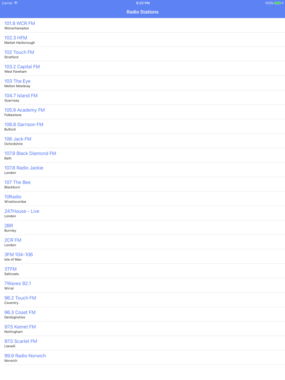 Screenshot #4 pour Radio Channel UK FM Online Streaming
