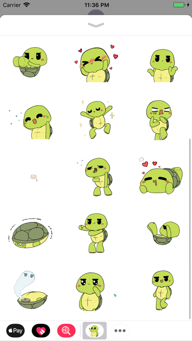 Happy Little Turtle Stickers screenshot 3