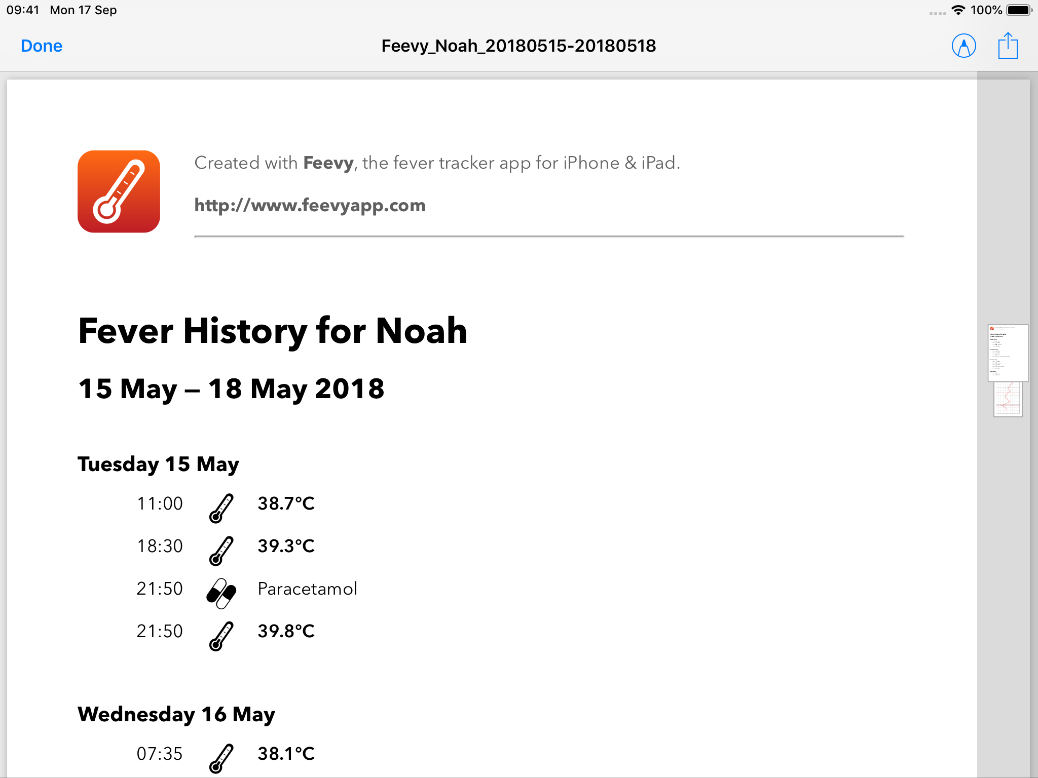 Feevy – Fever Tracker