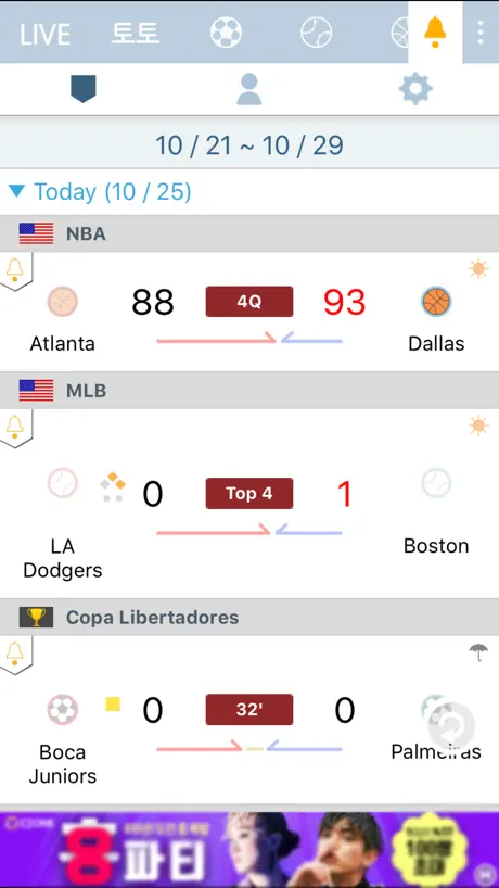Resultado em Directo