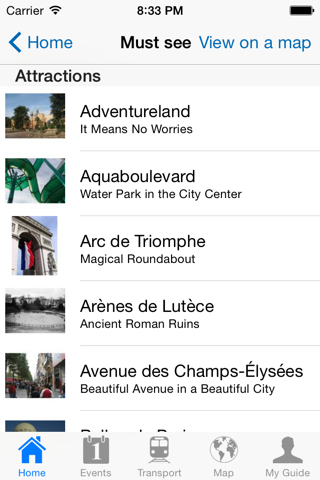 Paris Travel Guide Offline screenshot 4